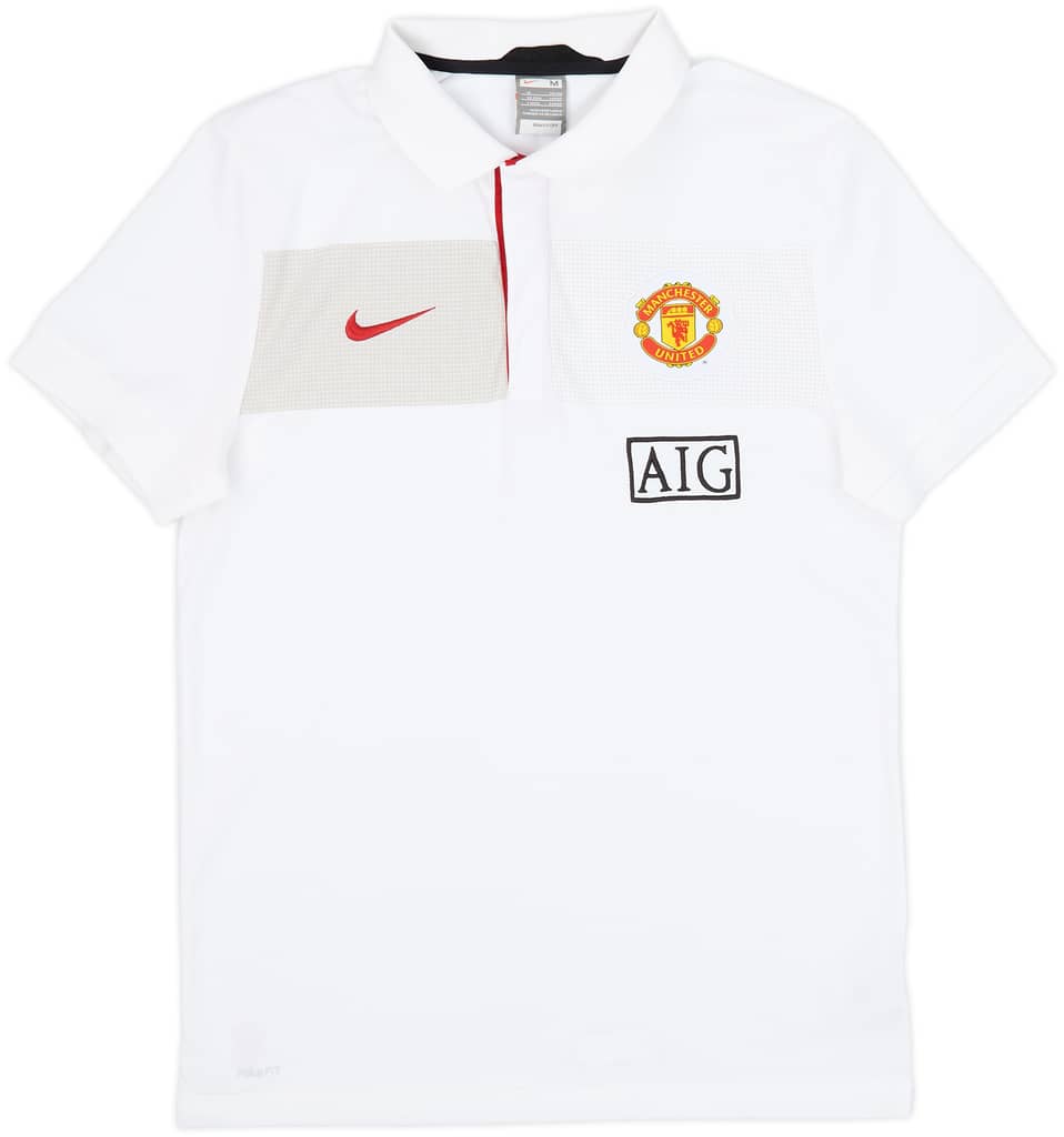 2009-10 Manchester United Nike Polo Shirt - 9/10 - (M)