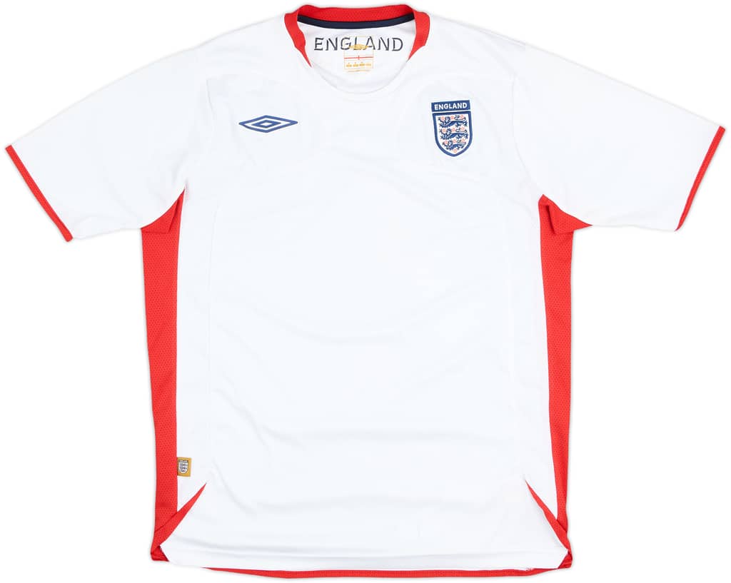2006-08 England Umbro Training Shirt - 5/10 - (M)