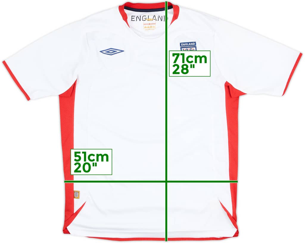 2006-08 England Umbro Training Shirt - 5/10 - (M)