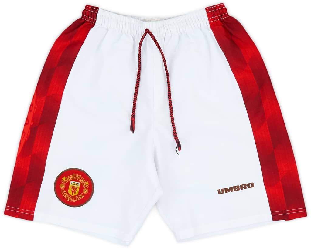 1996-97 Manchester United Home Shorts - 6/10 - (S)