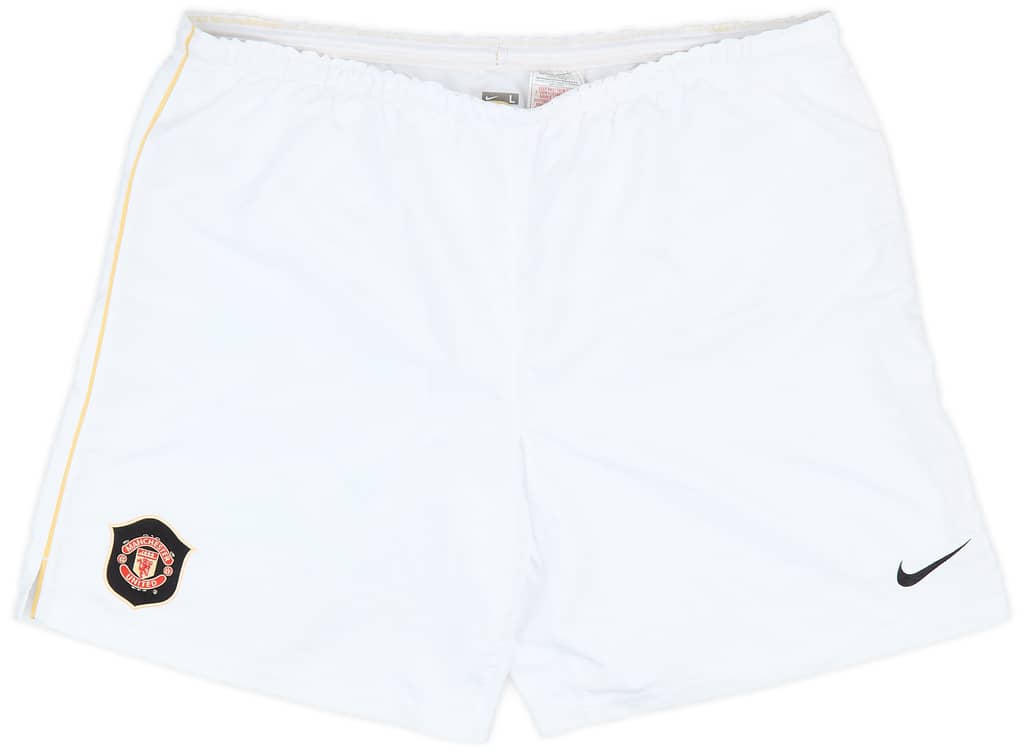 2006-07 Manchester United Home Shorts - 6/10 - (L)