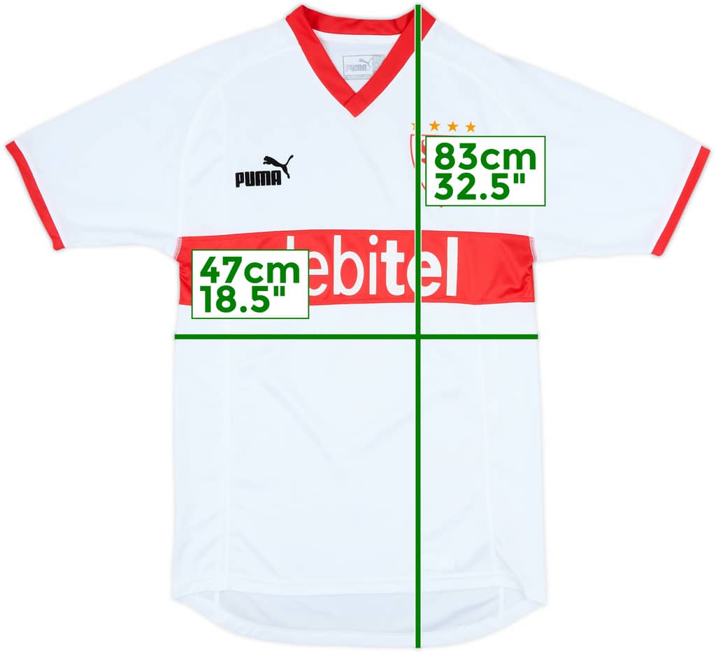 2002-03 Stuttgart Home Shirt - 8/10 - (S)