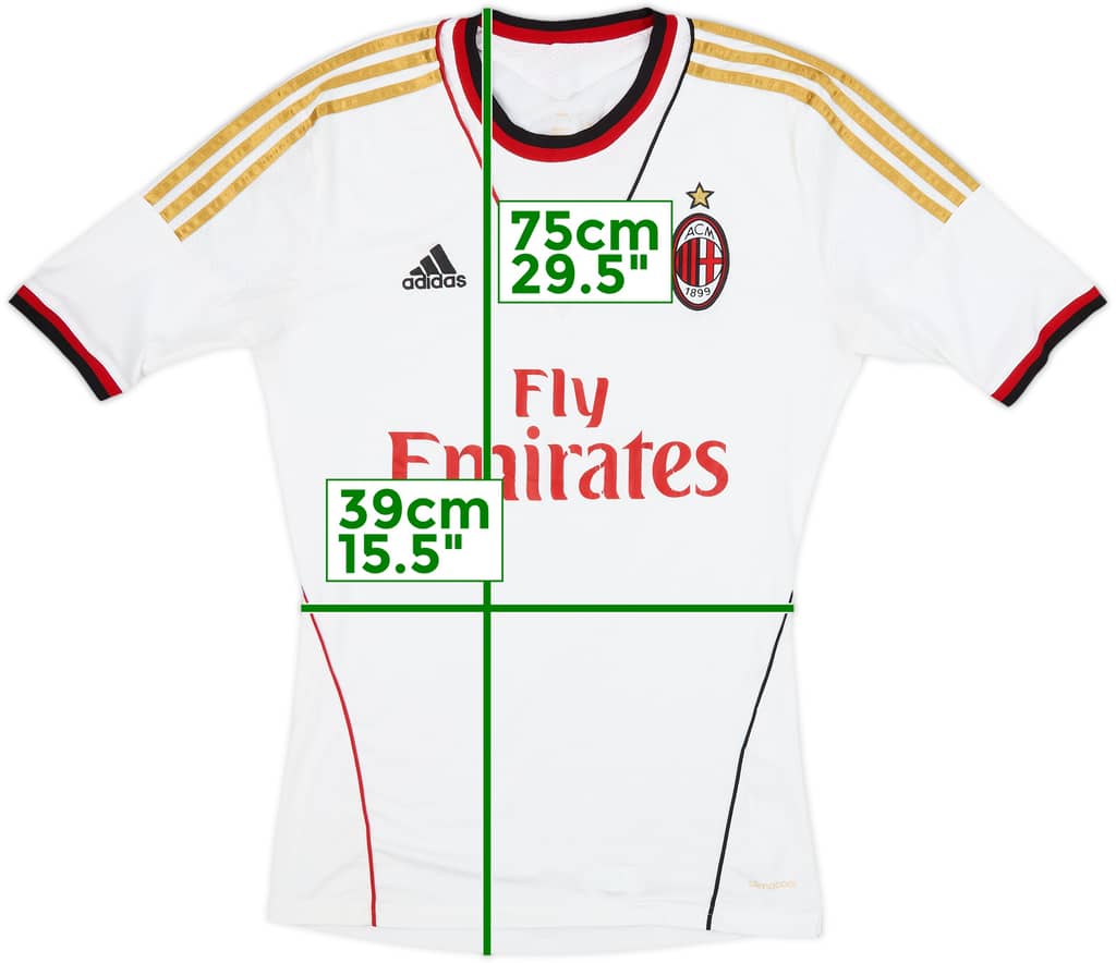 2013-14 AC Milan Away Shirt - 5/10 - (L)