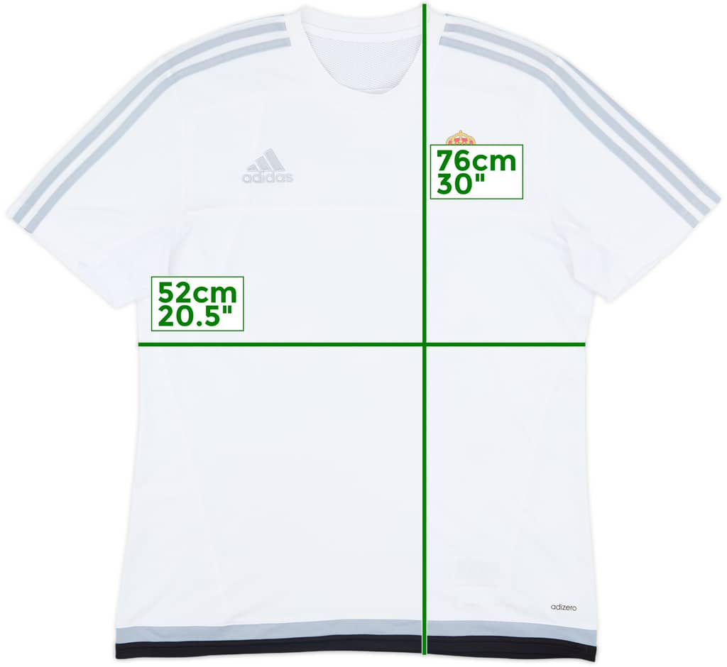 2016-17 Real Madrid adizero Training Shirt - 9/10 - (L)