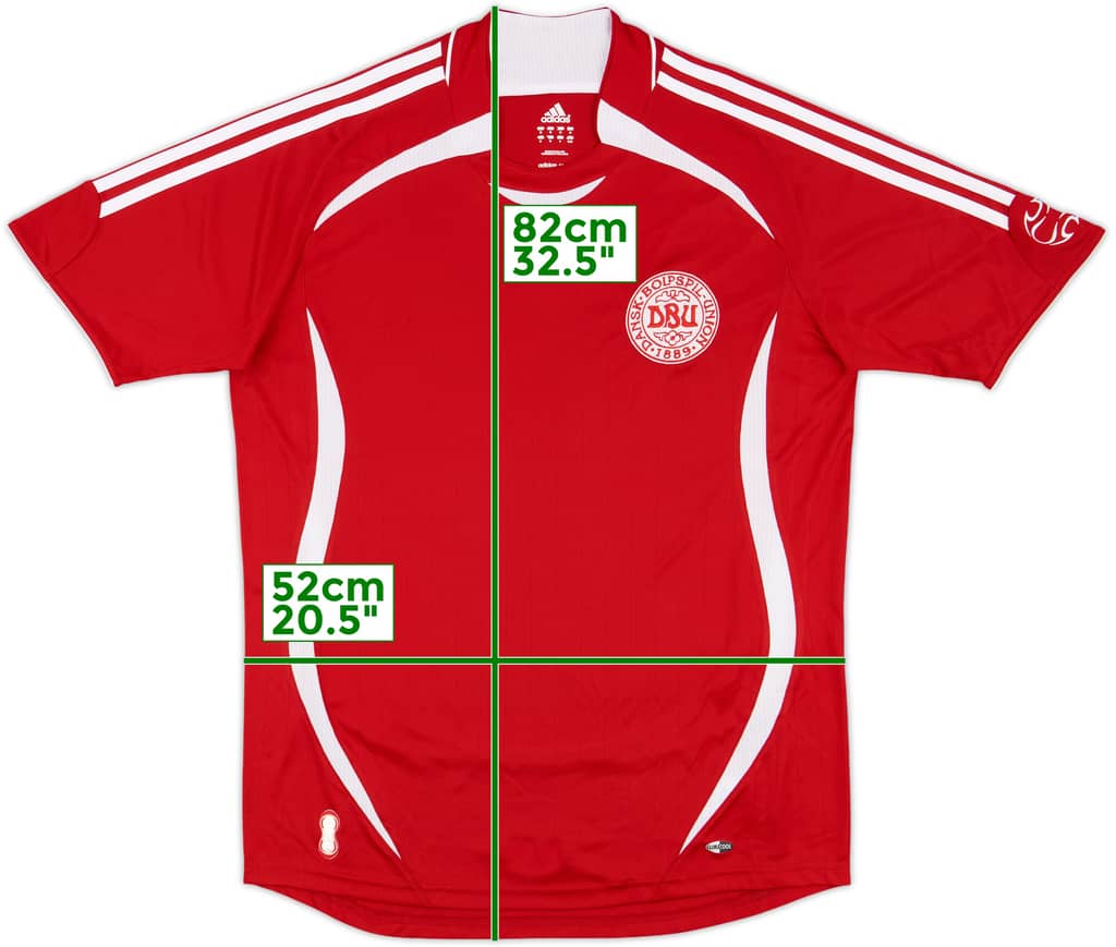 2006-08 Denmark Home Shirt - 9/10 - (M)