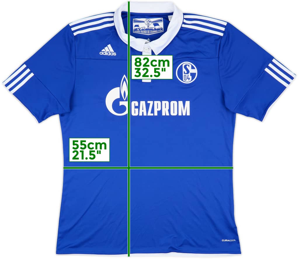2010-12 Schalke Home Shirt - 10/10 - (XL)