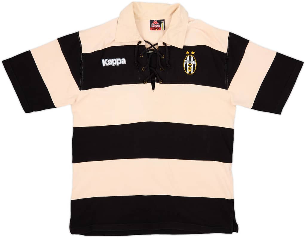 1997-98 Juventus Kappa Laced Polo Shirt - 8/10 - (M)