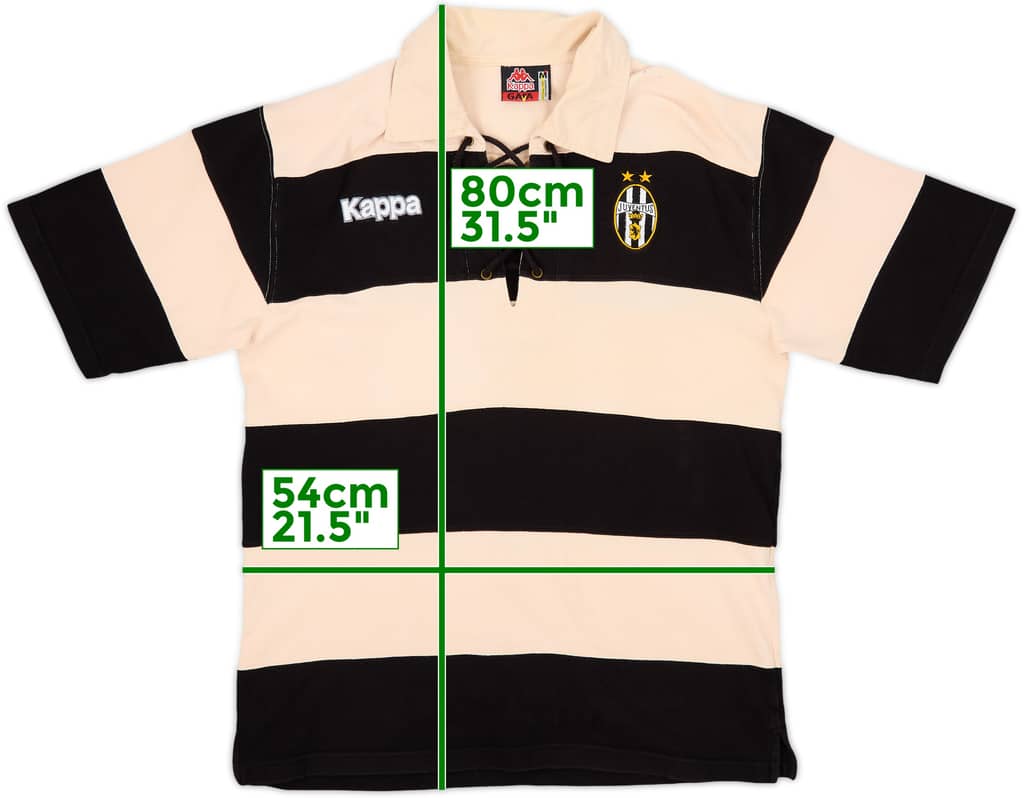 1997-98 Juventus Kappa Laced Polo Shirt - 8/10 - (M)