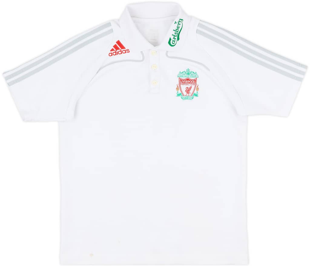 2008-09 Liverpool adidas Polo Shirt - 6/10 - (S)