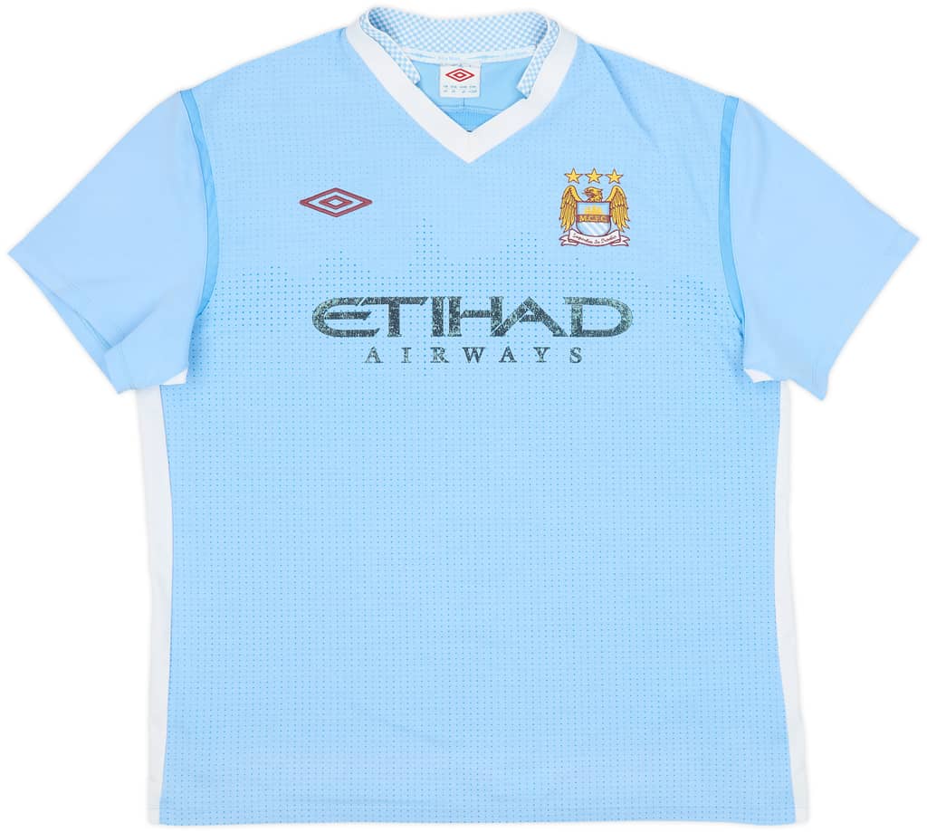 2011-12 Manchester City Home Shirt - 5/10 - (XL)
