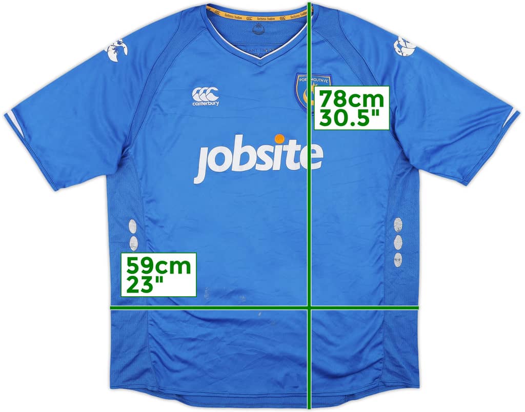 2009-10 Portsmouth Home Shirt - 5/10 - (XL)