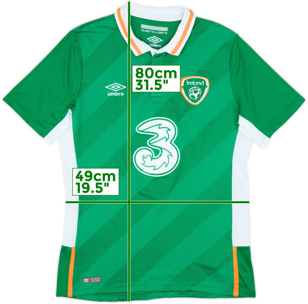 2016-17 Ireland Home Shirt - 9/10 - (M)