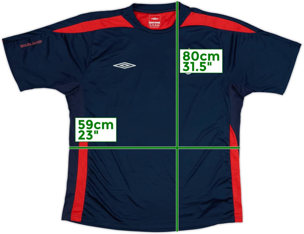2004-05 England Umbro Training Shirt - 10/10 - (XXL)