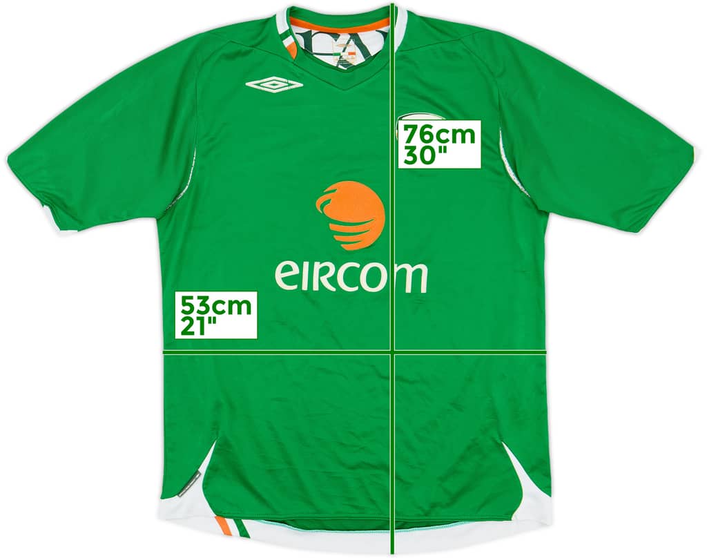 2006-08 Ireland Home Shirt - 6/10 - (L)