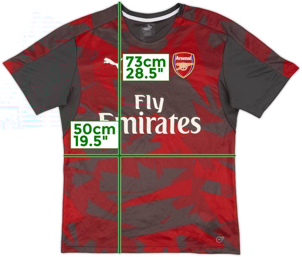 2017-18 Arsenal Puma Training Shirt - 8/10 - (L)