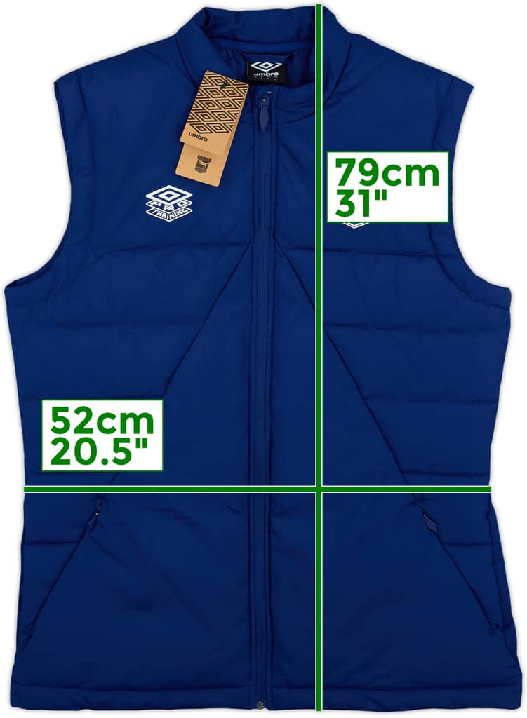 2024-25 Ipswich Umbro Padded Gilet (L)