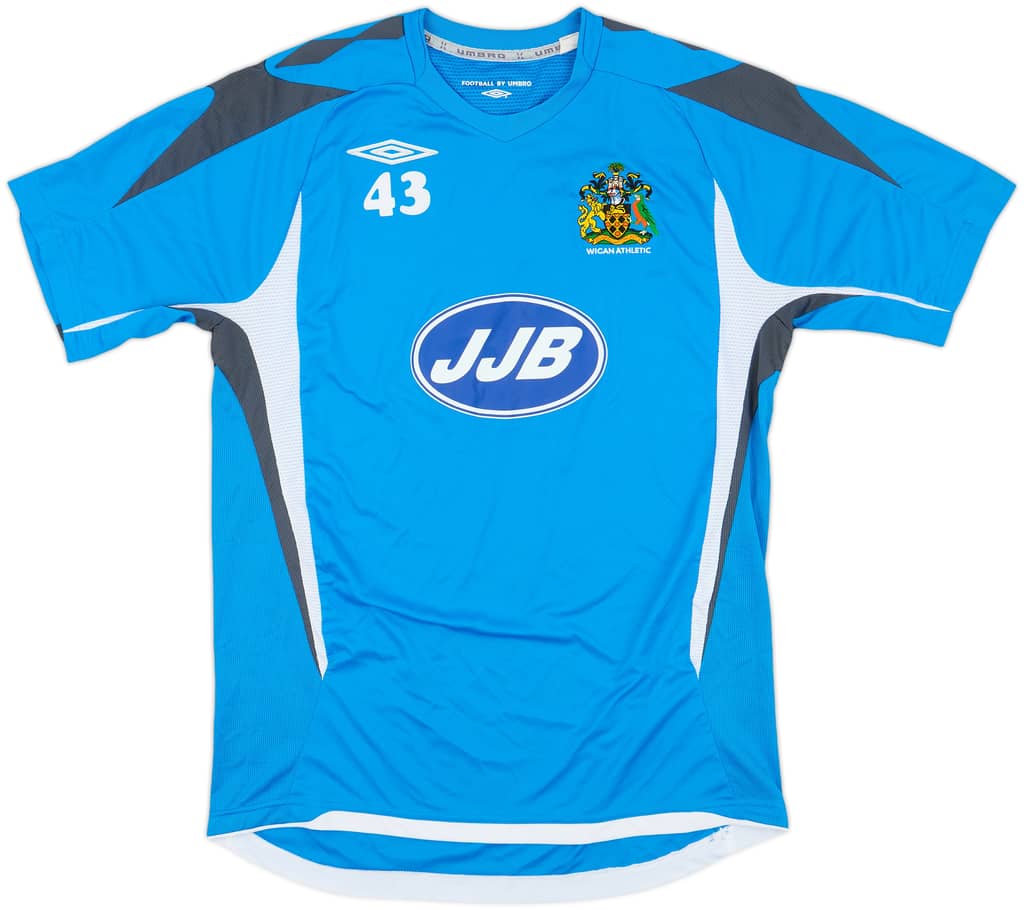 2007-08 Wigan Player Issue Umbro Training Shirt #43 - 7/10 - (M)
