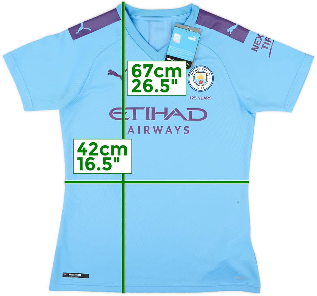 2019-20 Manchester City Home Shirt (Women's S)