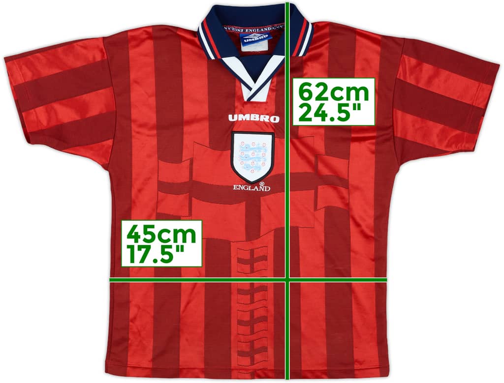 1997-99 England Away Shirt - 9/10 - (L.Boys)