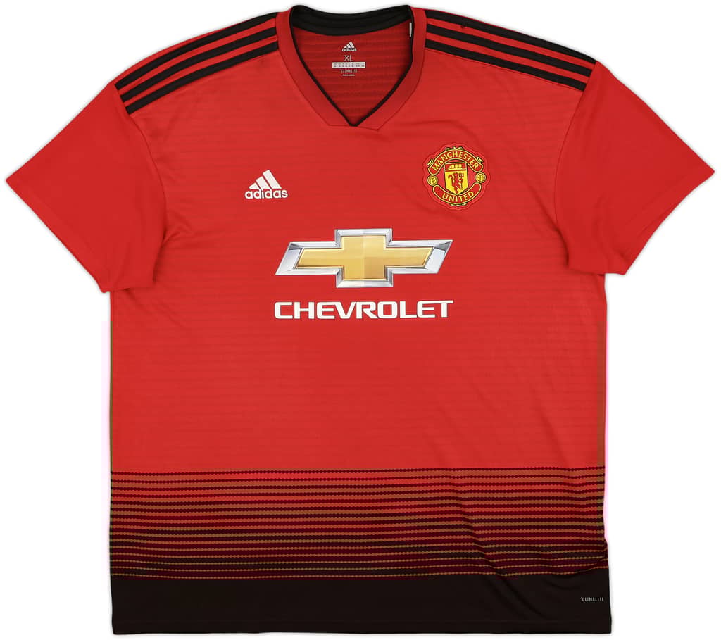 2018-19 Manchester United Home Shirt - 5/10 - (XL)