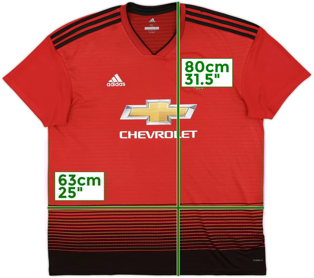 2018-19 Manchester United Home Shirt - 5/10 - (XL)