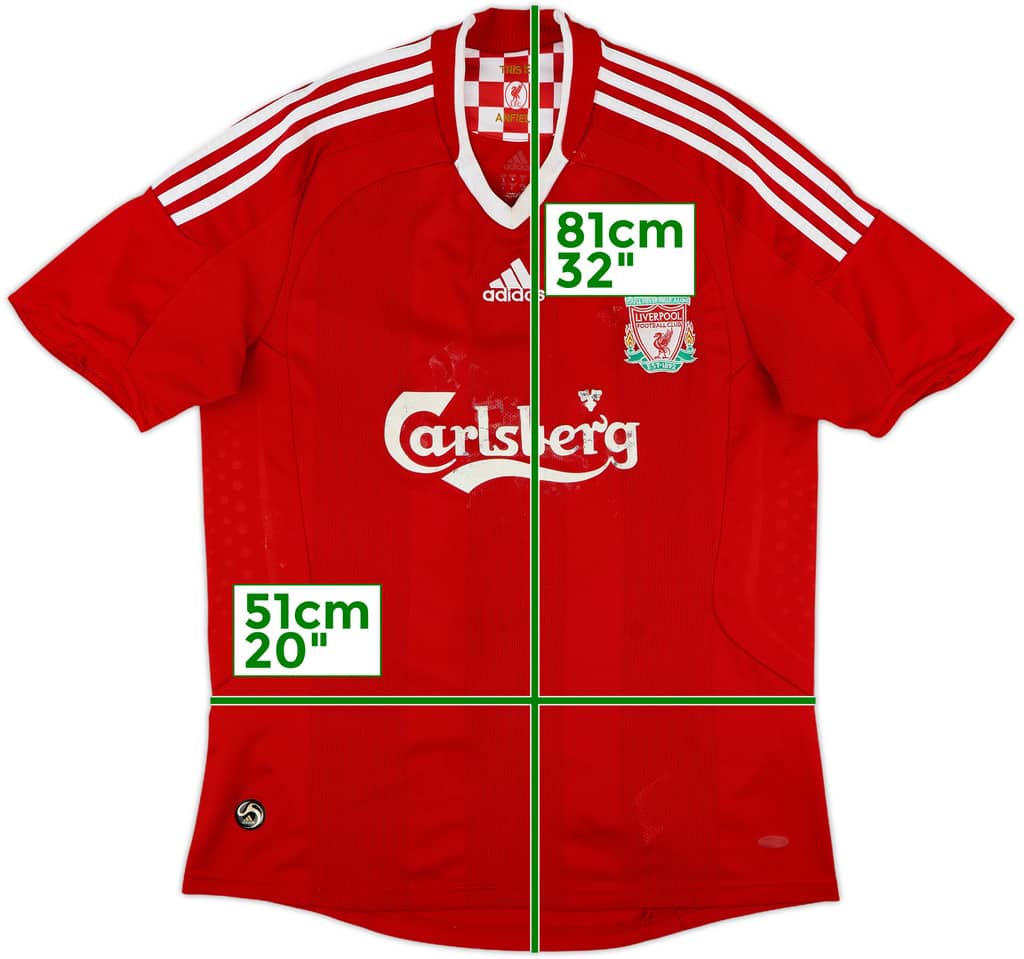 2008-10 Liverpool Home Shirt - 5/10 - (M)
