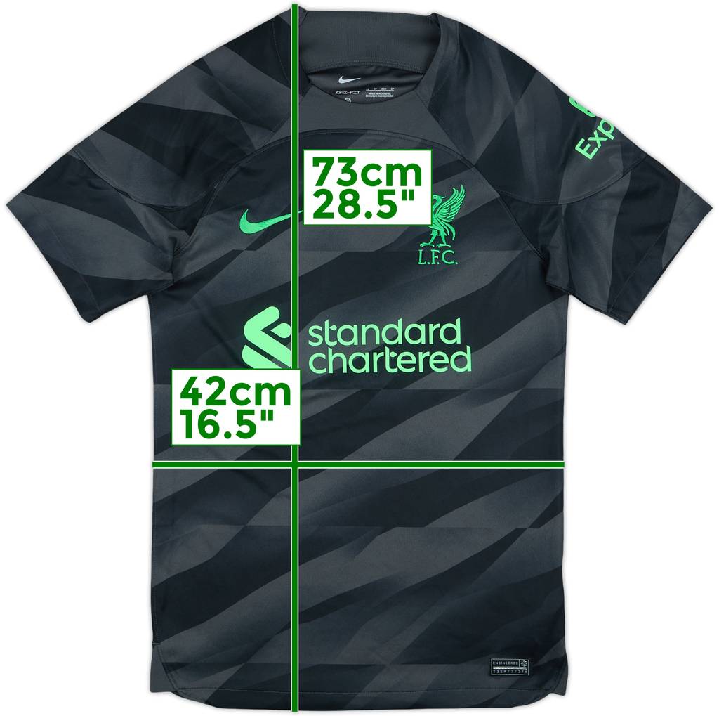 2023-24 Liverpool GK S/S Shirt - 9/10 - (XS)