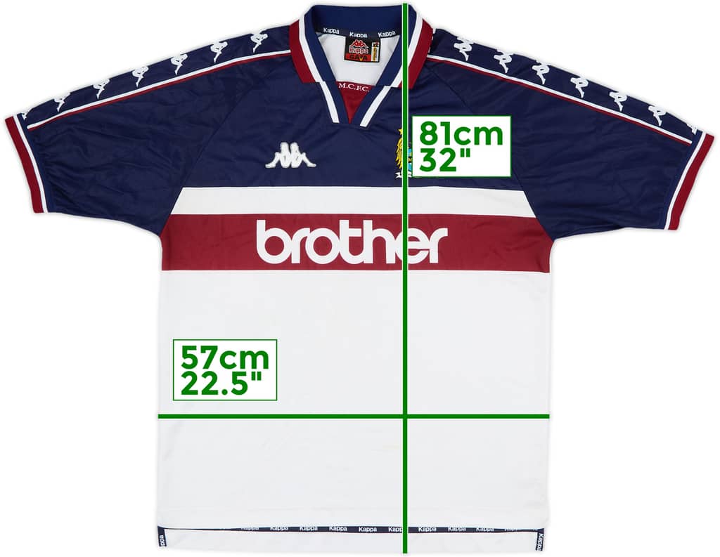 1997-98 Manchester City Away Shirt - 7/10 - (XL)