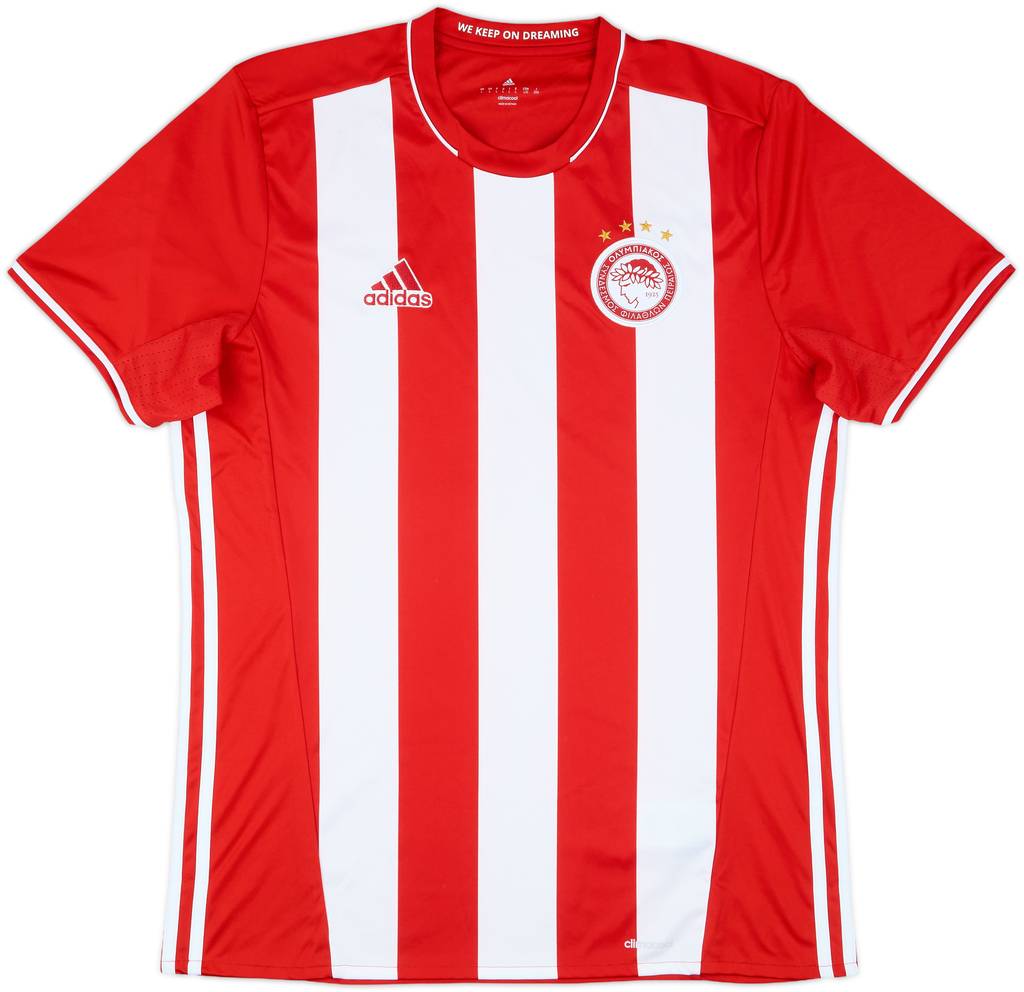 2016-17 Olympiakos Home Shirt - 8/10 - (L)