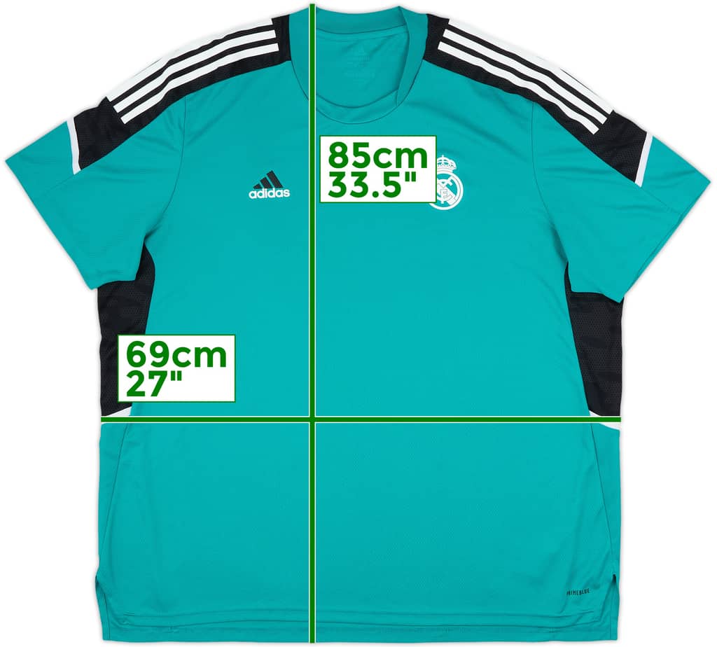 2021-22 Real Madrid adidas Training Shirt - 10/10 - (3XL)