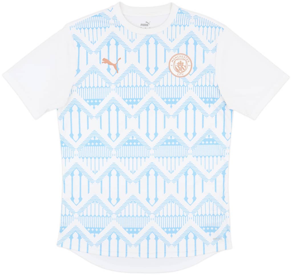 2020-21 Manchester City Puma Training Shirt - 8/10 - (L)