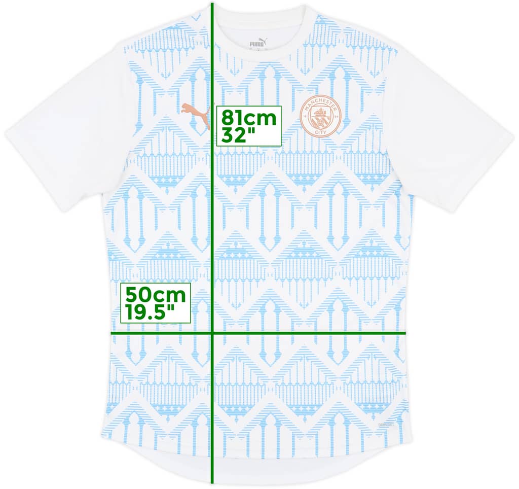 2020-21 Manchester City Puma Training Shirt - 8/10 - (L)