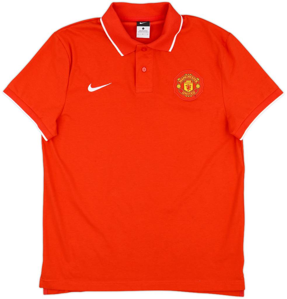 2010-11 Manchester United Nike Polo Shirt - 8/10 - (L)