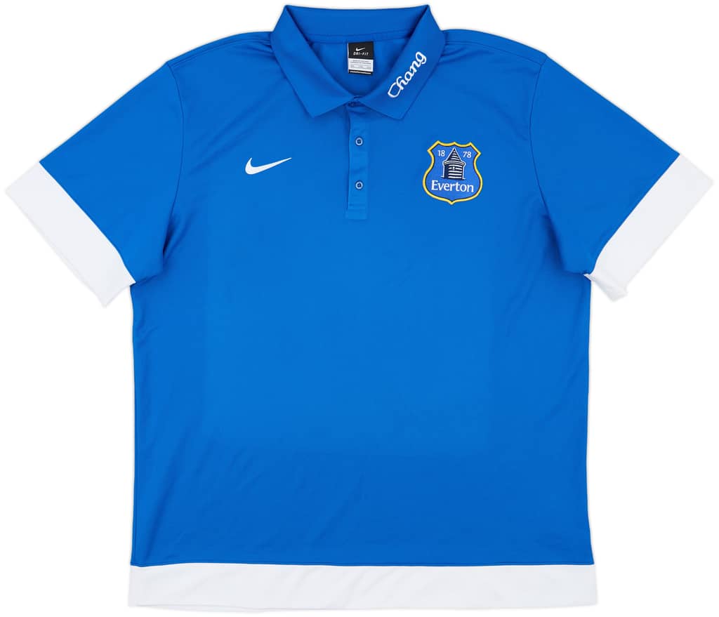 2013-14 Everton Nike Polo Shirt - 9/10 - (XXL)