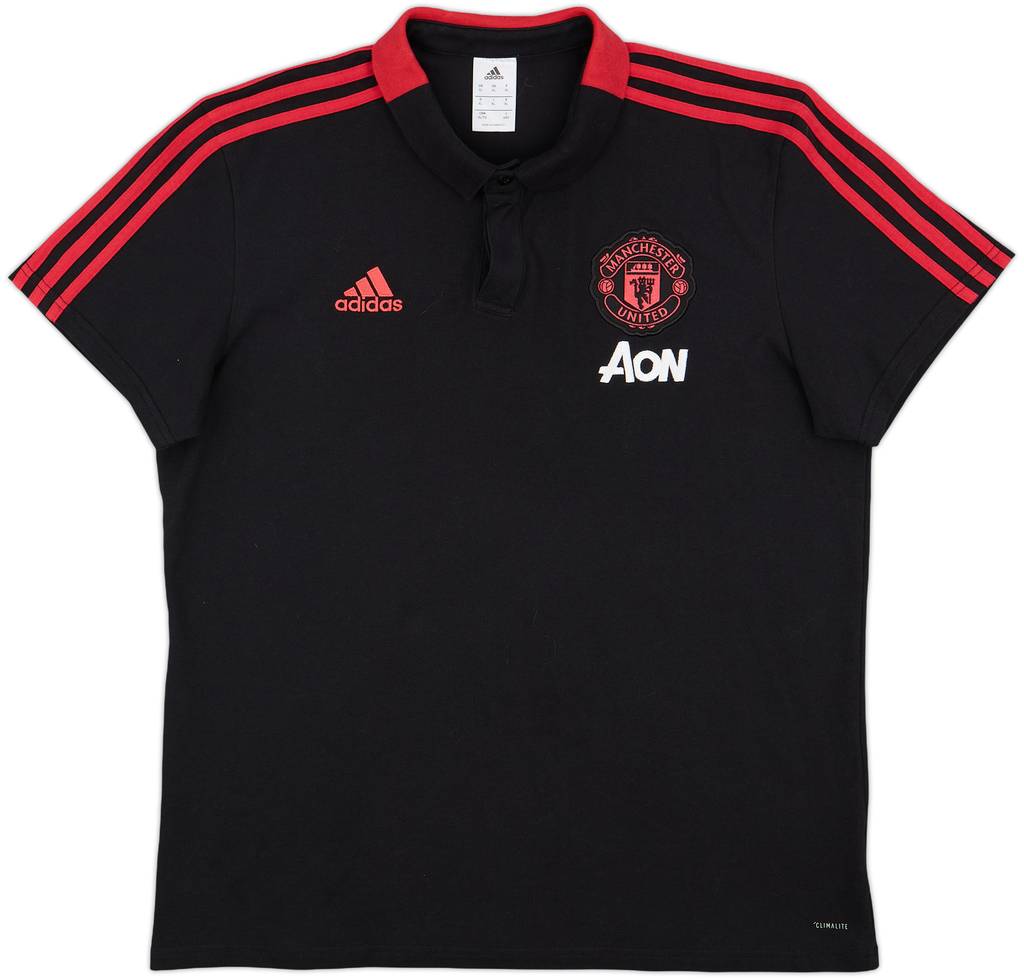 2018-19 Manchester United adidas Polo Shirt - 9/10 - (XL)