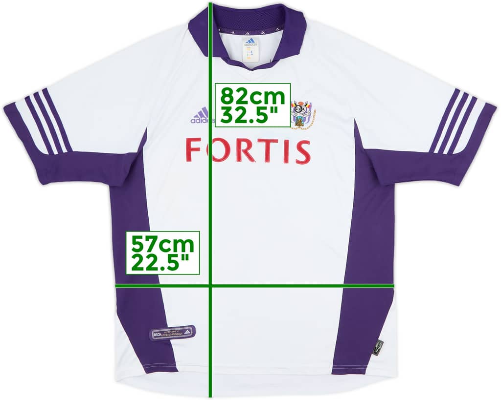 2001-02 Anderlecht Home Shirt - 5/10 - (XL)