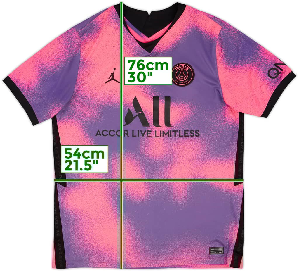2020-21 Paris Saint-Germain Fourth Shirt - 8/10 - (L)