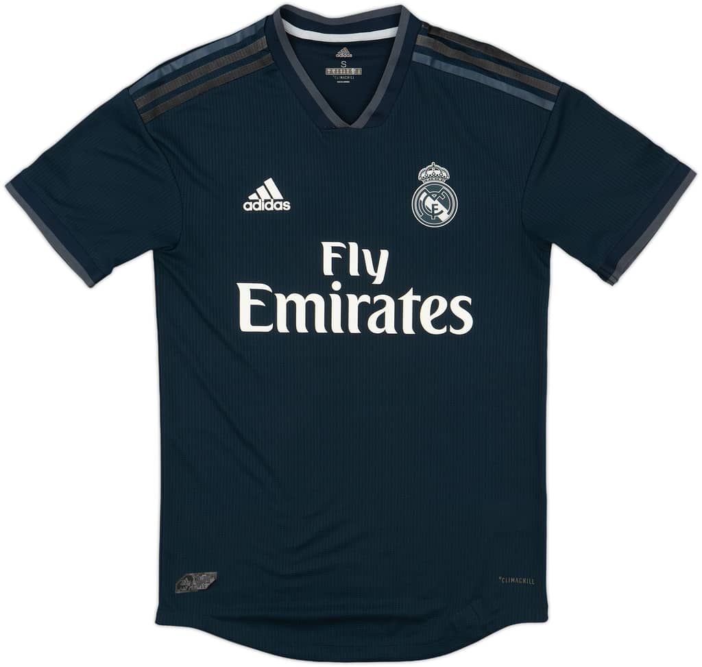 2018-19 Real Madrid Authentic Away Shirt - 6/10 - (S)