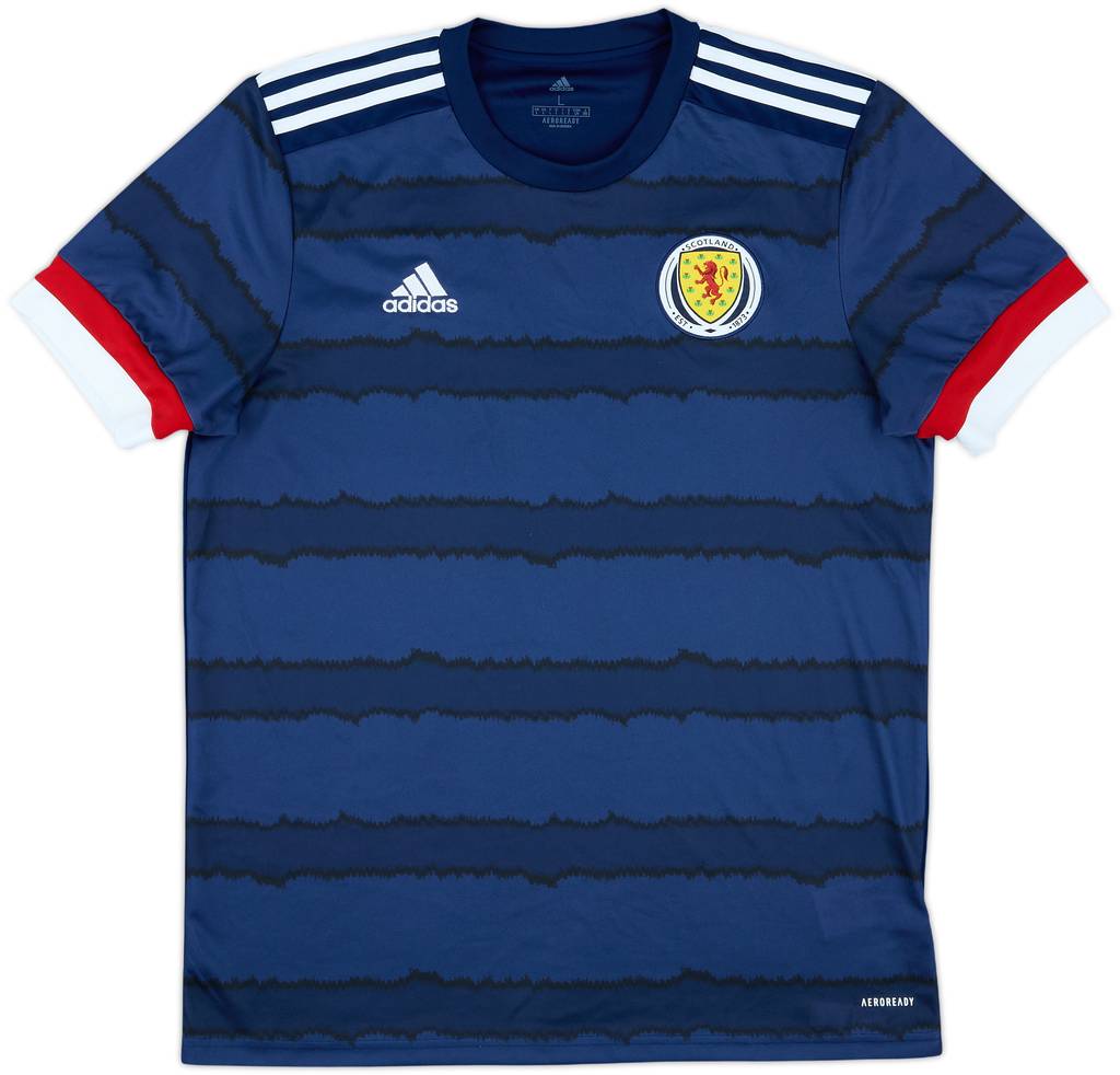 2020-22 Scotland Home Shirt - 10/10 - (L)