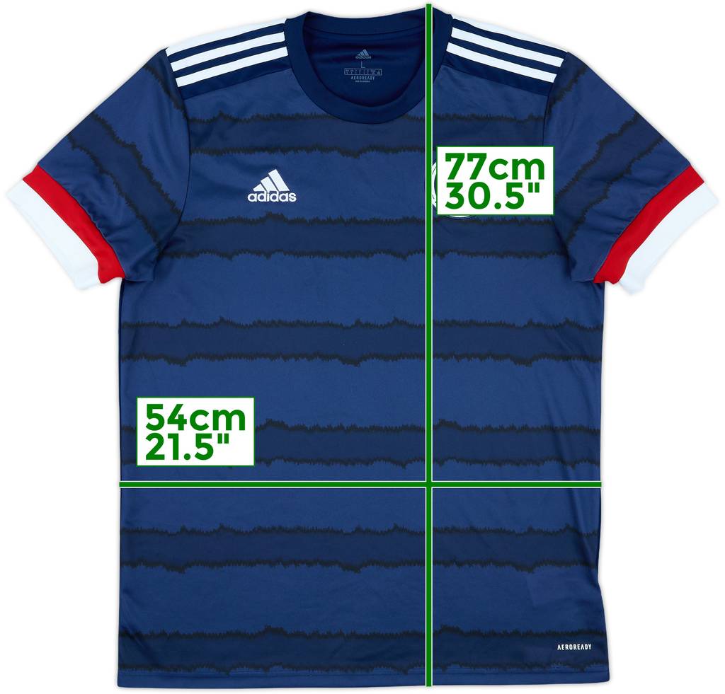2020-22 Scotland Home Shirt - 10/10 - (L)