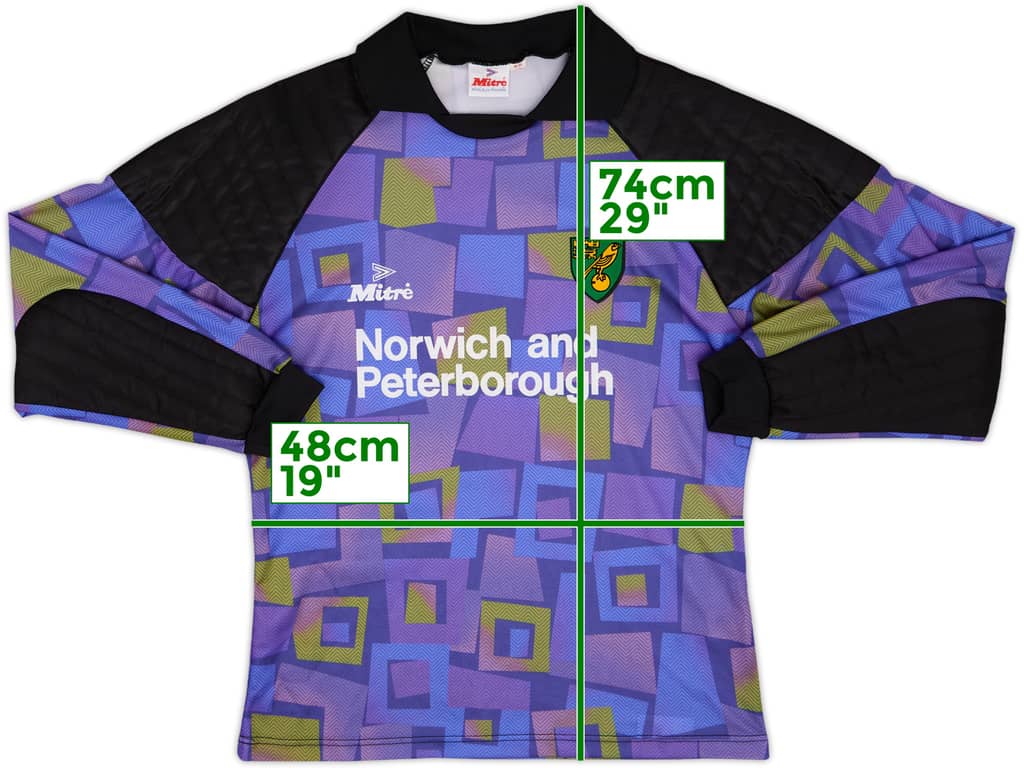 1994-96 Norwich GK Shirt - 10/10 - (M)