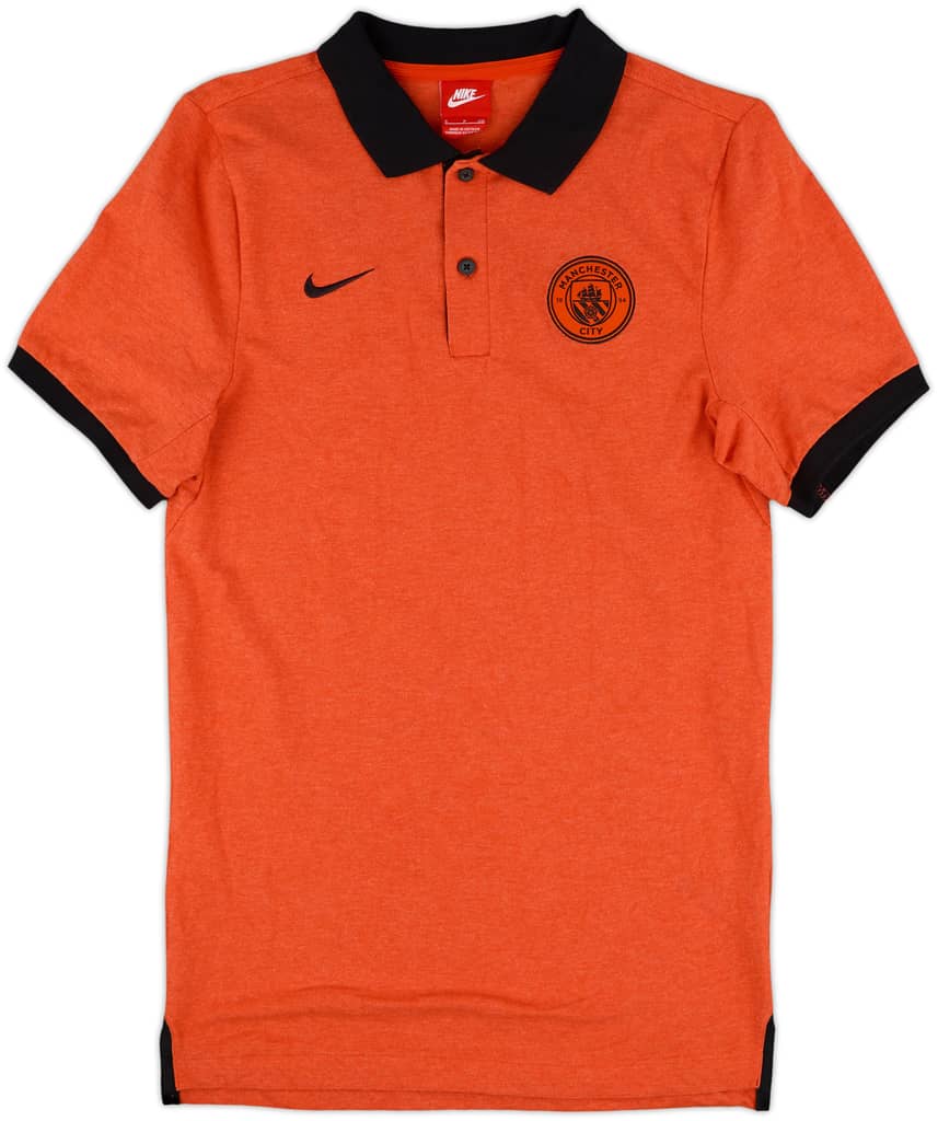 2018-19 Manchester City Nike Polo Shirt - 9/10 - (S)