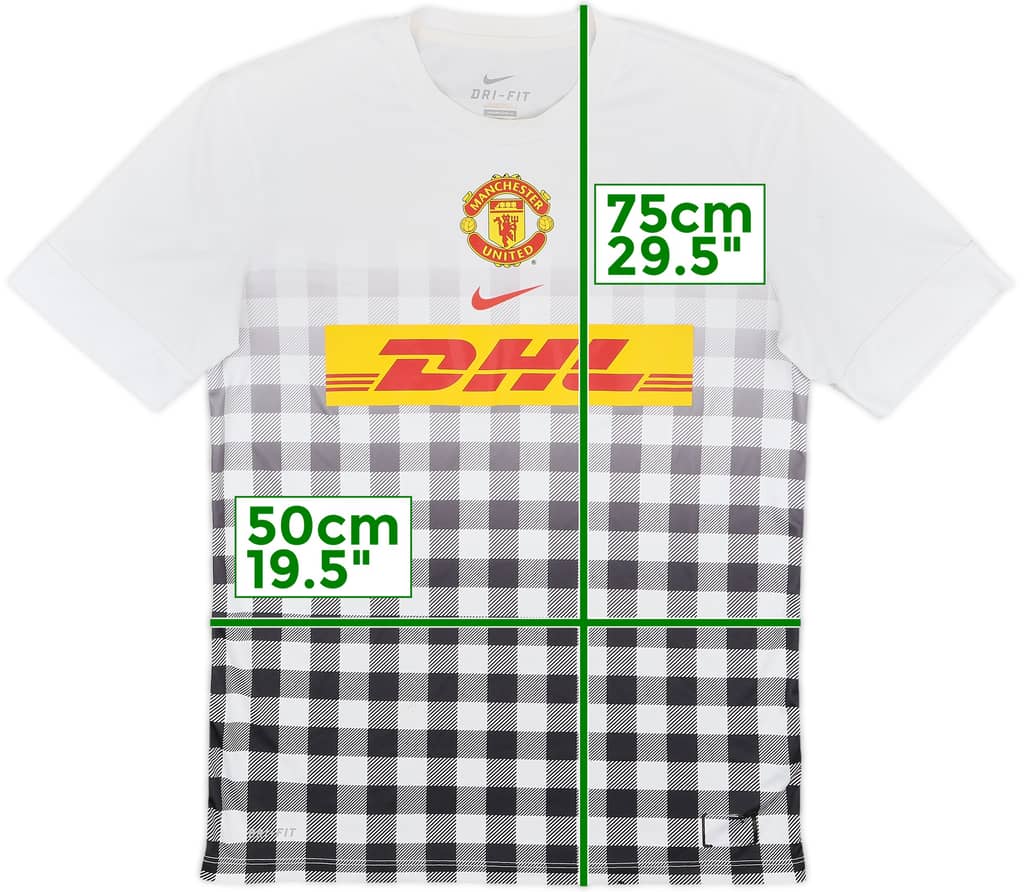 2013-14 Manchester United Nike Training Shirt - 8/10 - (M)