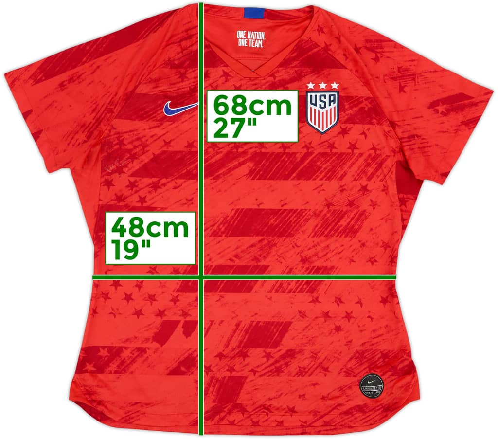 2019-20 USA Away Shirt - 9/10 - (Women's XL)