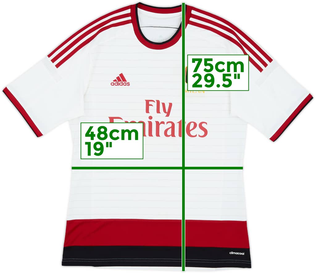 2014-15 AC Milan Away Shirt - 7/10 - (M)