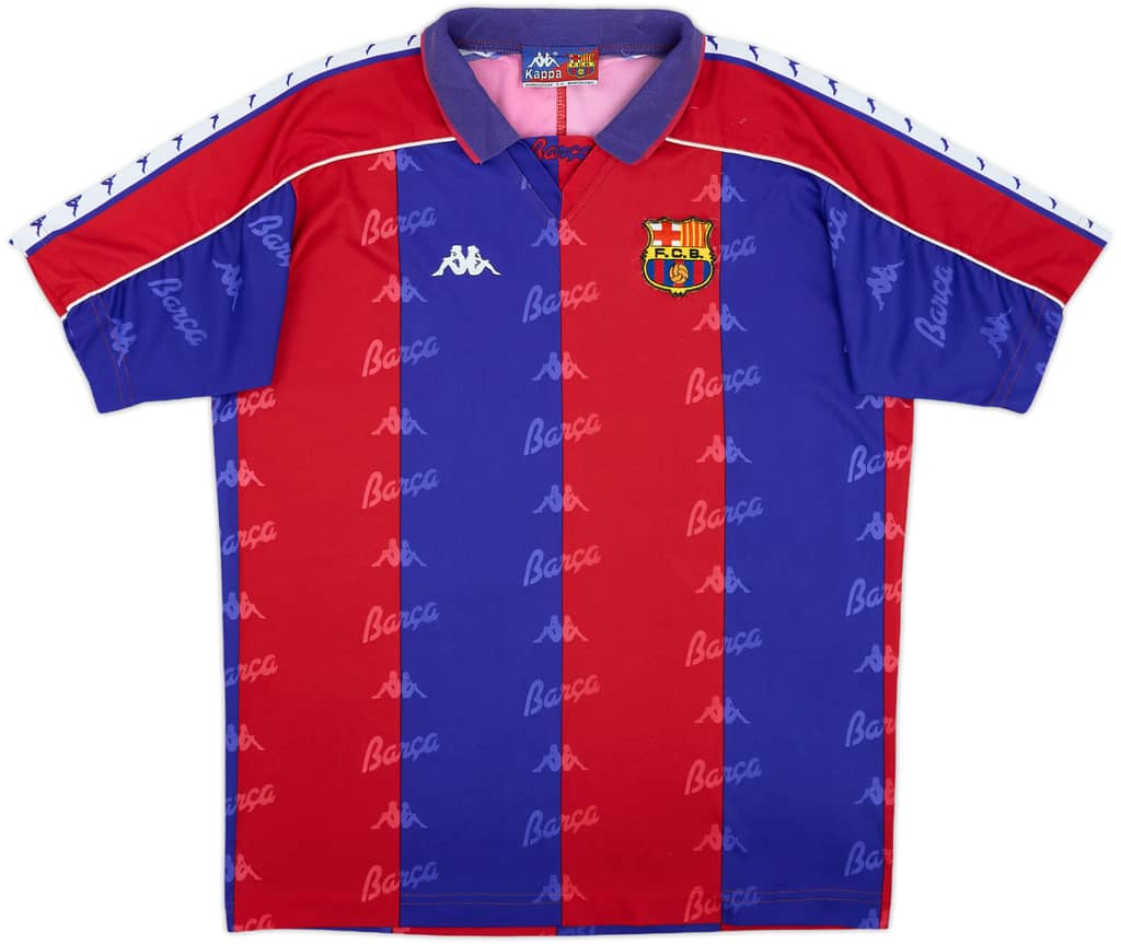 1992-95 Barcelona Home Shirt - 8/10 - (L)