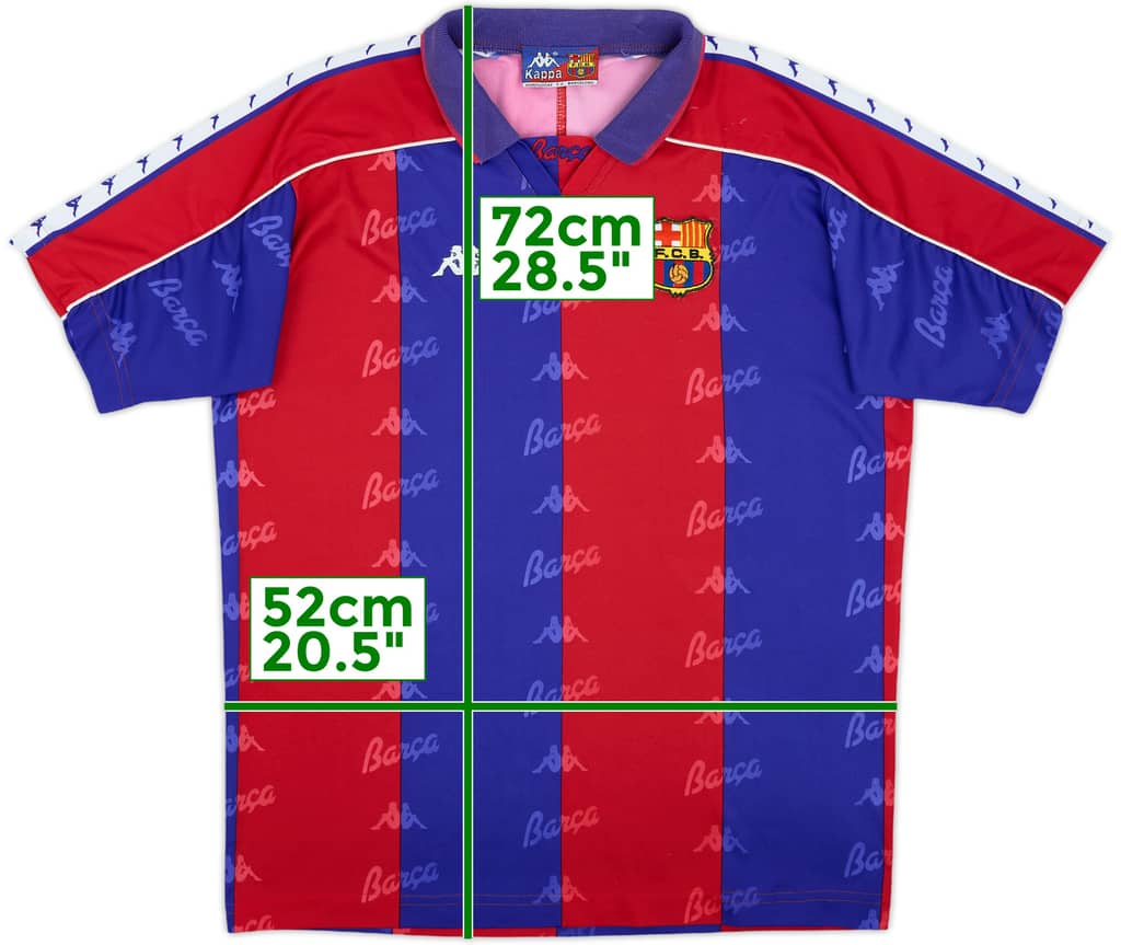 1992-95 Barcelona Home Shirt - 8/10 - (L)