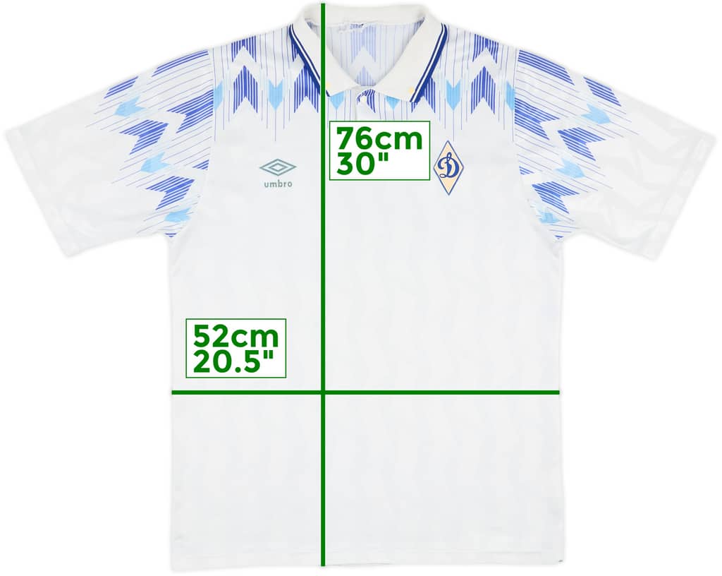 1990-92 Dynamo Moscow Away Shirt - 8/10 - (L)
