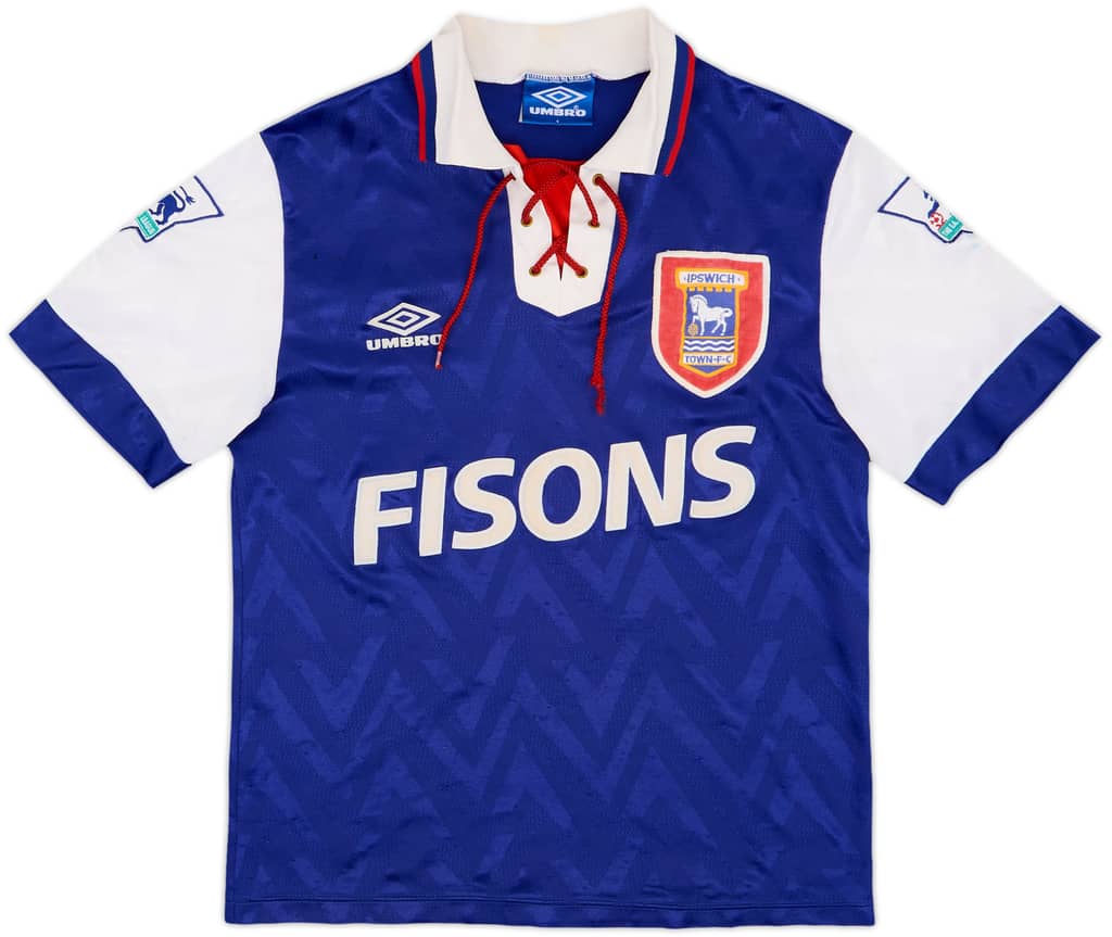 1992-94 Ipswich Home Shirt - 6/10 - (S)