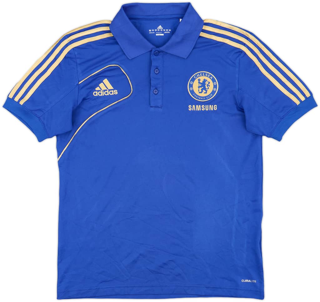 2012-13 Chelsea adidas Polo Shirt - 9/10 - (S)